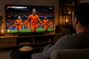 Online entertainment thuis